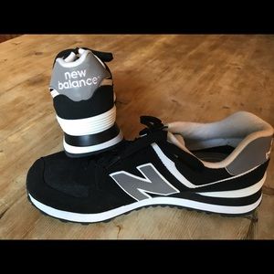 New Balance sneakers.